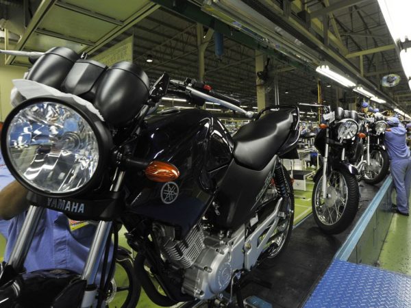 Produção de motocicletas aumenta 18% no primeiro semestre de 2022