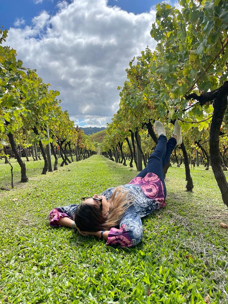 Mordi a língua no Vale dos Vinhedos
