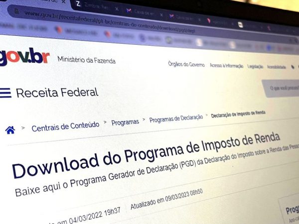 Prazo para entrega do Imposto de Renda 2023 termina dia 31