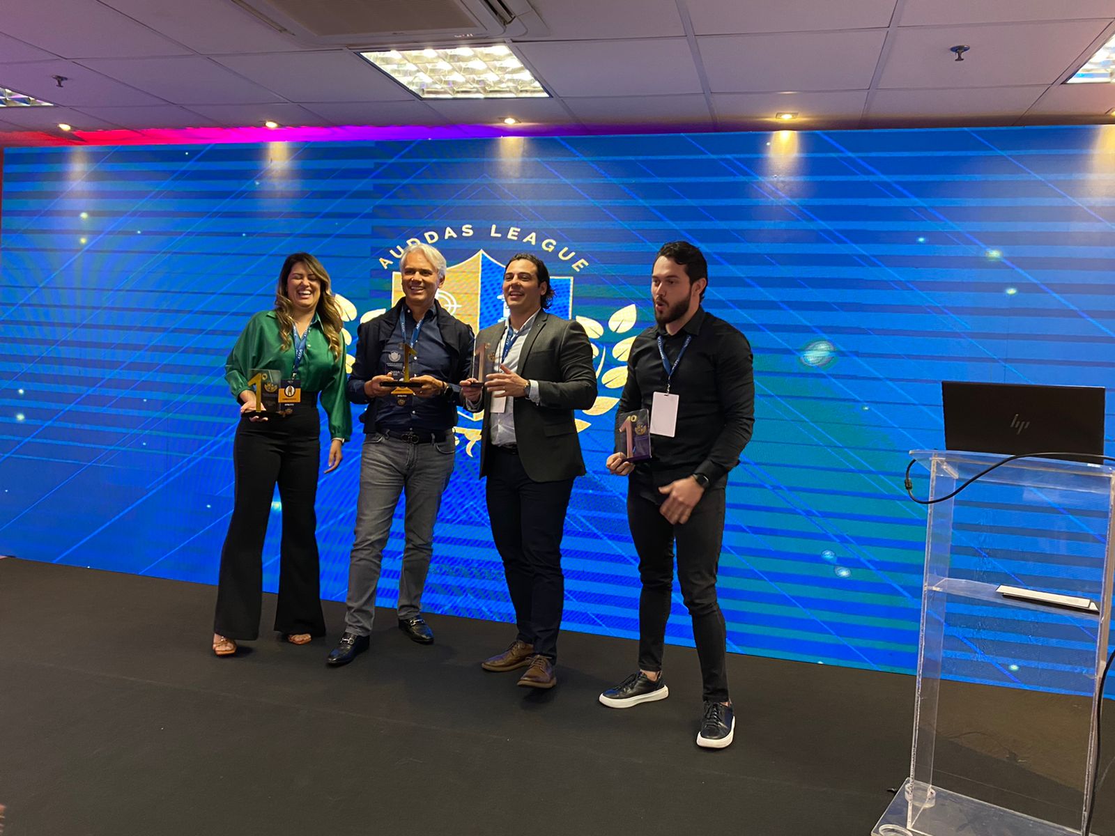 Evento na cidade de São Paulo comemora o encerramento da primeira turma do programa Auddas League