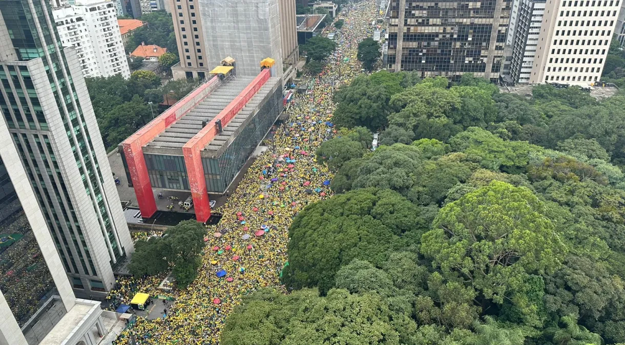 Ato reúne apoiadores de Bolsonaro em São Paulo