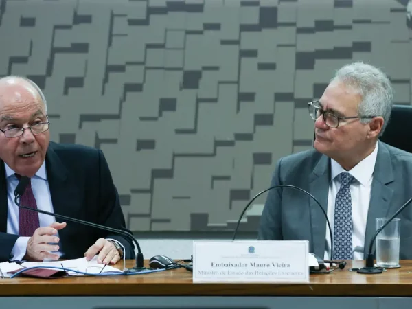 No Senado, chanceler diz que Israel viola direito internacional