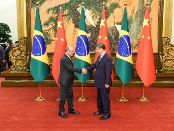 Alckmin: força do comércio Brasil-China vai gerar empregos e renda