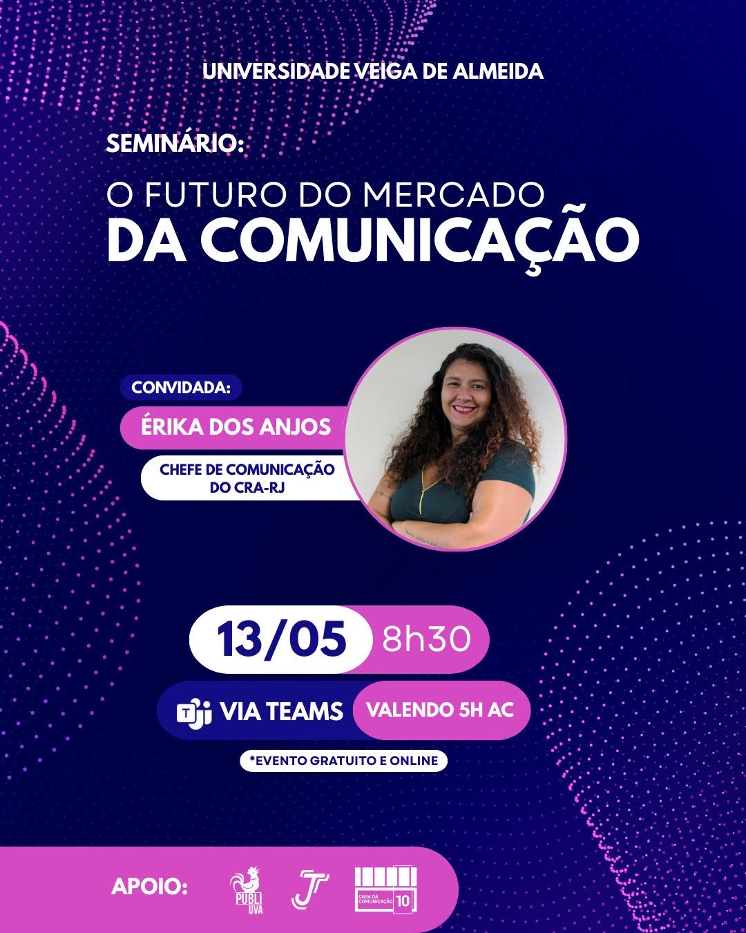 Estudantes da UVA promovem seminário sobre o Futuro do Mercado da Comunicação