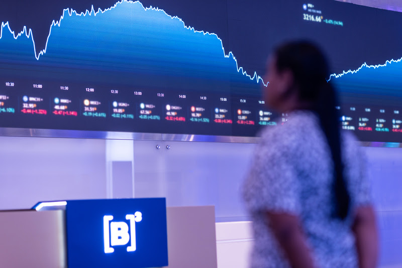 Com tensão externa, Ibovespa inicia semana em baixa de 0,41%, aos 136,5 mil