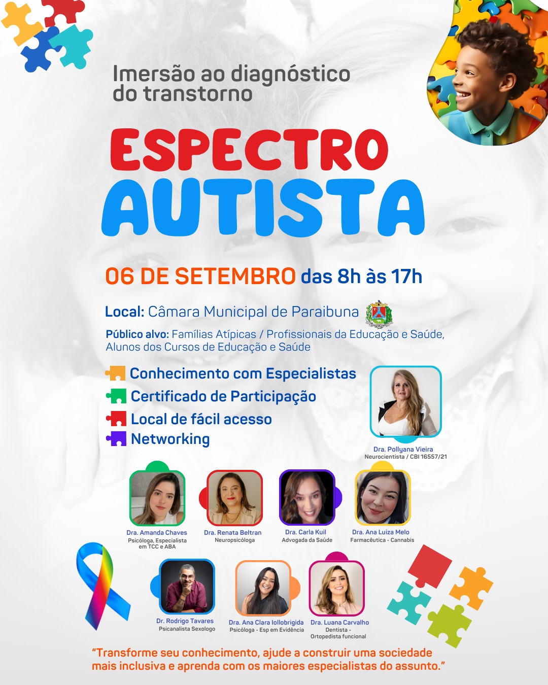 Evento de Imersão ao diagnóstico do transtorno do espectro autista acontece em SP, em setembro