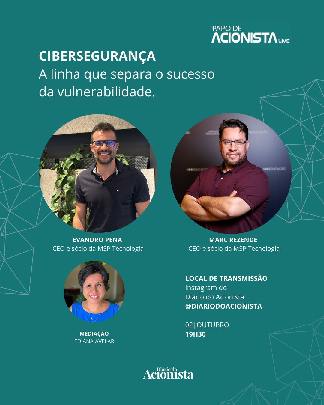 Papo de Acionista discute a urgência da cibersegurança para empresas