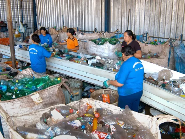 Produção de plástico reciclado no Brasil cresceu 8% em 2024
