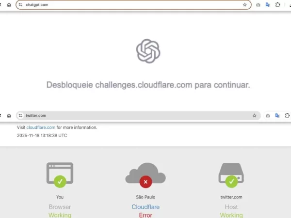 Cloudflare diz que implementou solução e monitora se todos os serviços estão voltando ao normal