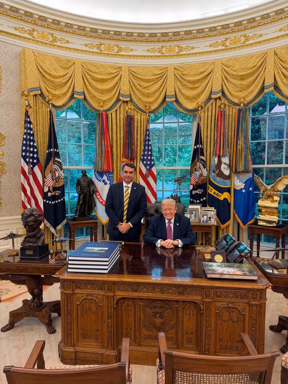 Flávio: Disse a Trump que EUA terá país aliado e não será necessário taxar empresas brasileiras