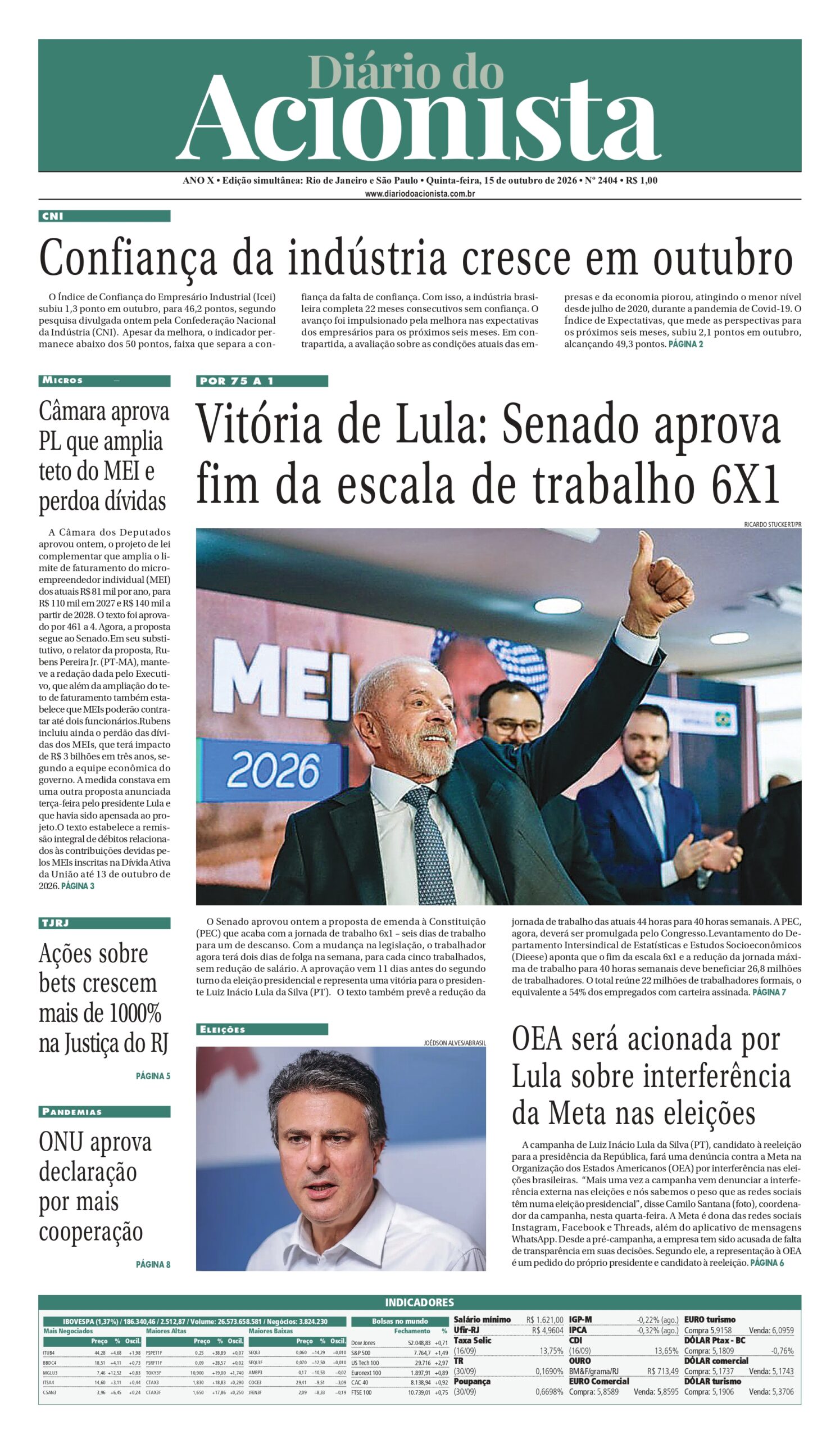 Edição do Dia