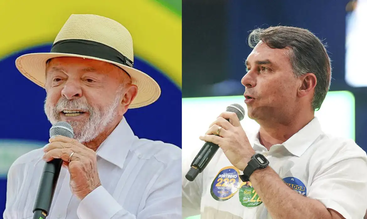 Datafolha: Lula e Flávio Bolsonaro empatam com 50% dos votos válidos